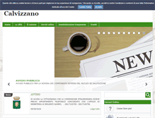 Tablet Screenshot of comune.calvizzano.na.it